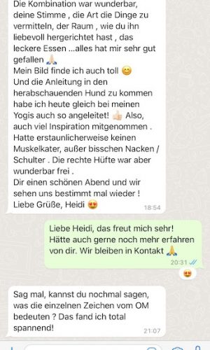 Kundenstimmen Personal Yoga Friedrichshagen